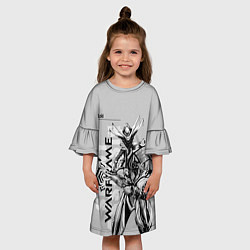Платье клеш для девочки Loki, цвет: 3D-принт — фото 2