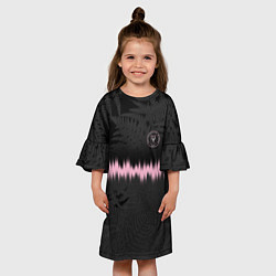 Платье клеш для девочки INTER MIAMI 2021, цвет: 3D-принт — фото 2