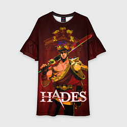 Платье клеш для девочки Zagreus Hades, цвет: 3D-принт