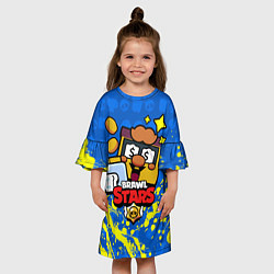 Платье клеш для девочки Грифф Griff MAGNATE, цвет: 3D-принт — фото 2