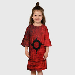 Платье клеш для девочки Thousand sons, цвет: 3D-принт — фото 2