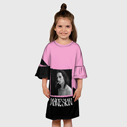 Платье клеш для девочки Maneskin Domiano, цвет: 3D-принт — фото 2