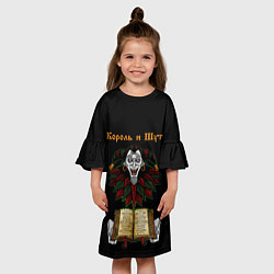 Платье клеш для девочки Альбомы КиШ Z, цвет: 3D-принт — фото 2
