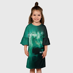 Платье клеш для девочки Nautilus Pompilius ПОДЪЁМ, цвет: 3D-принт — фото 2