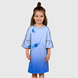 Платье клеш для девочки МЕДУЗЫ ГРАДИЕНТ, цвет: 3D-принт — фото 2