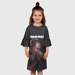 Платье клеш для девочки LINKIN PARK ЛИНКИН ПАРК Z, цвет: 3D-принт — фото 2