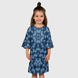 Платье клеш для девочки Модный абстрактный узор, цвет: 3D-принт — фото 2