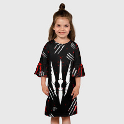 Платье клеш для девочки The Witcher 2 : Убийцы королей, цвет: 3D-принт — фото 2