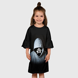 Платье клеш для девочки АНАРХИЯ ANARCHY Z, цвет: 3D-принт — фото 2