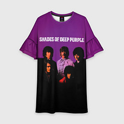 Платье клеш для девочки Shades of Deep Purple, цвет: 3D-принт
