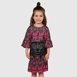 Платье клеш для девочки ВЕДУЩИЙ С ОХРАННОЙ GUARDS, цвет: 3D-принт — фото 2