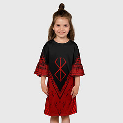 Платье клеш для девочки Berserk - Берсерк, цвет: 3D-принт — фото 2