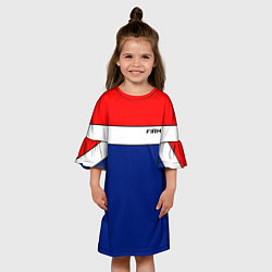 Платье клеш для девочки В стиле 90х FIRM, цвет: 3D-принт — фото 2