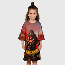 Платье клеш для девочки Far Cry 6 - Повстанец, цвет: 3D-принт — фото 2