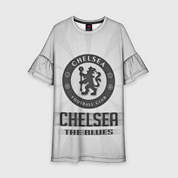 Платье клеш для девочки Chelsea FC Graphite Theme, цвет: 3D-принт