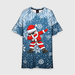 Платье клеш для девочки DAB SANTA WINTER, цвет: 3D-принт