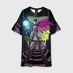 Платье клеш для девочки Spamton: BIG SHOT ! Deltarune Спамтон, цвет: 3D-принт