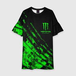 Детское платье Monster Energy Текстура