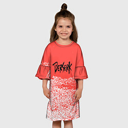 Платье клеш для девочки Берсерк Berserk, цвет: 3D-принт — фото 2
