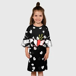 Платье клеш для девочки Payton Moormeie пейтон, цвет: 3D-принт — фото 2