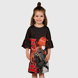 Платье клеш для девочки ДИЛЮК DILUC GENSHIN IMPACT, цвет: 3D-принт — фото 2