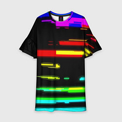 Детское платье Color fashion glitch