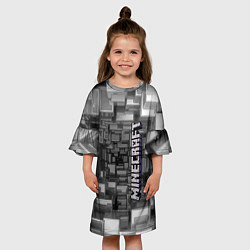 Платье клеш для девочки Minecraft, pattern 2066, цвет: 3D-принт — фото 2