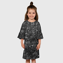 Платье клеш для девочки Elysium art, цвет: 3D-принт — фото 2
