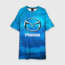 Платье клеш для девочки Mazda мазда, цвет: 3D-принт