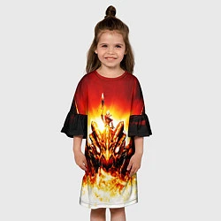 Платье клеш для девочки Tiny Tina’s Wonderlands, цвет: 3D-принт — фото 2