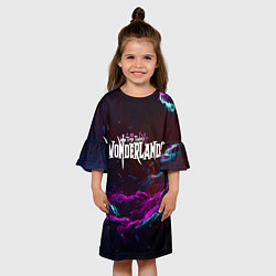 Платье клеш для девочки Tiny Tinas Wonderlands, logo, цвет: 3D-принт — фото 2