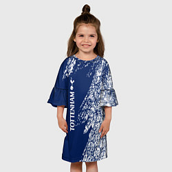 Платье клеш для девочки TOTTENHAM HOTSPUR Тоттенхэм, цвет: 3D-принт — фото 2