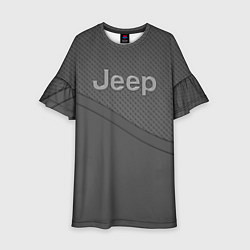 Платье клеш для девочки JEEP СПОРТ, цвет: 3D-принт