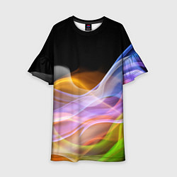 Детское платье Цветной дым Color pattern