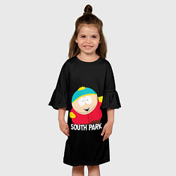 Платье клеш для девочки Южный парк - Эрик Eric, цвет: 3D-принт — фото 2