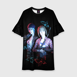 Платье клеш для девочки Хлоя Прайс & Максин Колфилд, цвет: 3D-принт