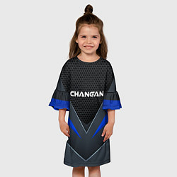 Платье клеш для девочки CHANGAN - TECHNOLOGY ARMOR, цвет: 3D-принт — фото 2