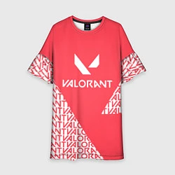 Платье клеш для девочки ВАЛОРАНТ - Valorant, цвет: 3D-принт