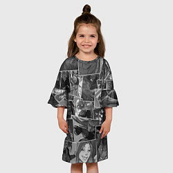 Платье клеш для девочки Дота 2 паттерн, цвет: 3D-принт — фото 2