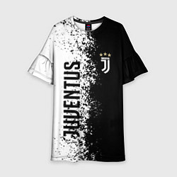 Платье клеш для девочки Juventus ювентус 2019, цвет: 3D-принт