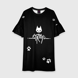 Платье клеш для девочки Stray, цвет: 3D-принт