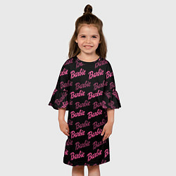 Платье клеш для девочки Barbie - Барби, цвет: 3D-принт — фото 2