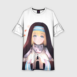 Платье клеш для девочки Айрис - Пламенный отряд, цвет: 3D-принт