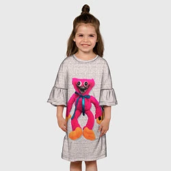 Платье клеш для девочки Киси Миси объёмная игрушка - Kissy Missy, цвет: 3D-принт — фото 2
