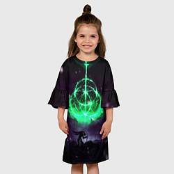 Платье клеш для девочки Elden ring art, цвет: 3D-принт — фото 2