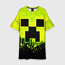 Детское платье Creeper neon