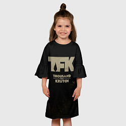 Платье клеш для девочки TFK - Thousand Foot Krutch, цвет: 3D-принт — фото 2