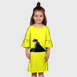 Платье клеш для девочки Дэвид Мартинес, цвет: 3D-принт — фото 2