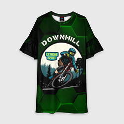 Платье клеш для девочки Downhill Extreme Sport, цвет: 3D-принт