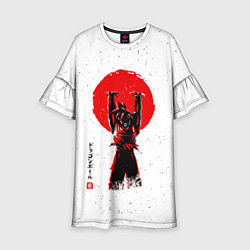 Платье клеш для девочки Dragon Ball Сон Гоку, цвет: 3D-принт